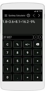 Quickey Calculator Screenshot 2